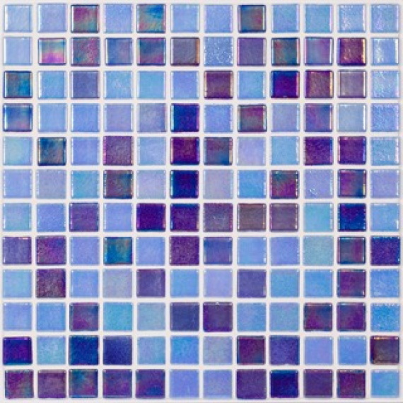 Мозаика Shell Mix Deep Blue 552/555 (на сетке) С0002472