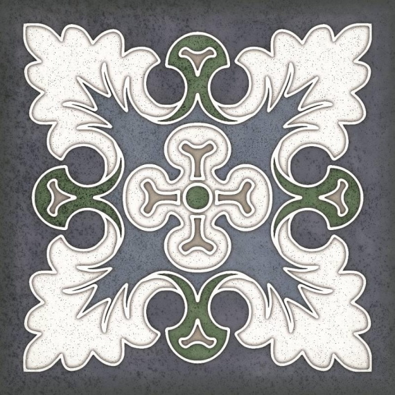 Плитка SMALTO DECOR 1 BLU 15*15