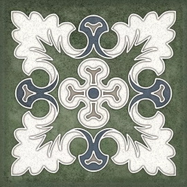 Плитка SMALTO DECOR 1 VERDE 15*15