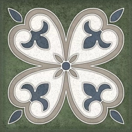 Плитка SMALTO DECOR 4 VERDE 15*15