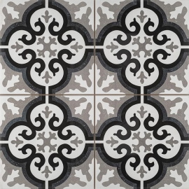 Керамогранит ETILI Seramik MANISA Black Pre-cut 45x45