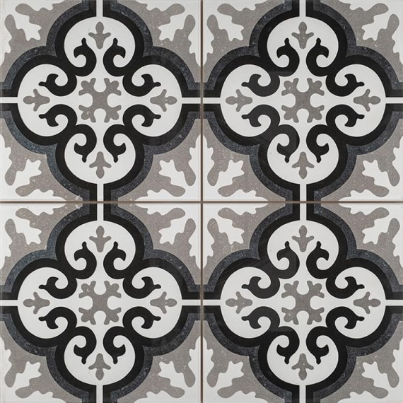 Керамогранит ETILI Seramik MANISA Black Pre-cut 45x45