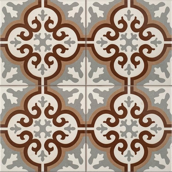 Керамогранит ETILI Seramik MANISA Red Pre-cut 45x45