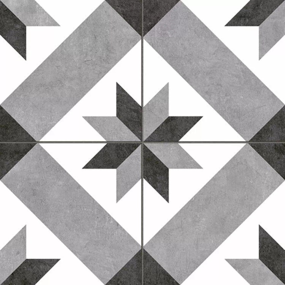 Керамогранит ETILI Seramik NERO Pre-cut 45x45