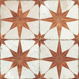 Керамогранит ETILI Seramik SCINTILLA Paprika Orange Pre-cut 45x45