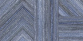 Керамогранит ITC FORKED Wood Blue Carving 60x120
