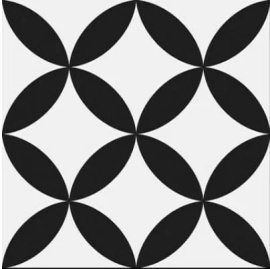 Керамогранит Prissmacer CIRCLE Black Pre. 45x45