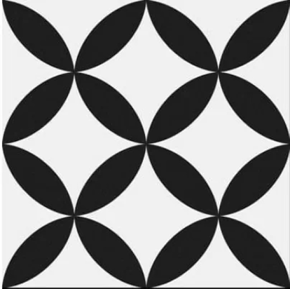Керамогранит Prissmacer CIRCLE Black Pre. 45x45