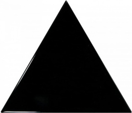 Плитка керамическая настенная 23821 SCALE TRIANGOLO Black 10,8х12,4 см
