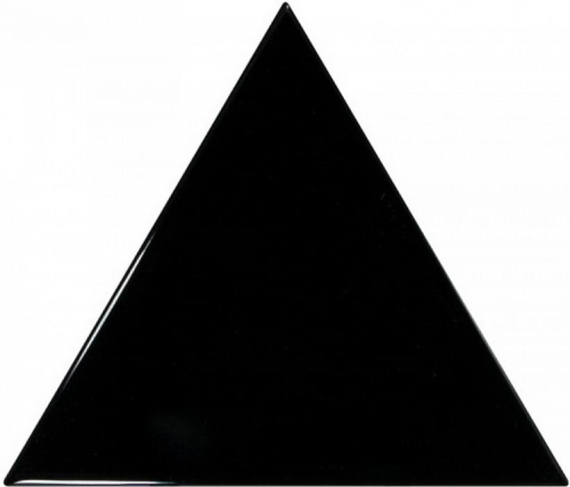 Плитка керамическая настенная 23821 SCALE TRIANGOLO Black 10,8х12,4 см