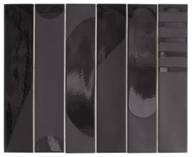 Керамогранит 30174 WADI DECOR Noir 6x30 см