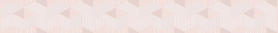 Плитка Бордюр Lounge Blossom Geometria 50.5х6.2
