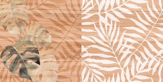 Плитка Laparet Organic коричневый узор 08-01-15-2454 20х40