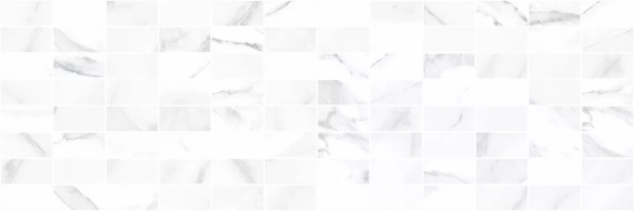 Плитка Laparet Lord Декор мозаичный белый MM60126 20х60