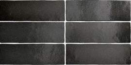 Плитка Equipe 24962 MAGMA BLACK COAL 6,5X20
