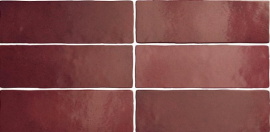 Плитка Equipe 24967 MAGMA BURGUNDY 6,5X20