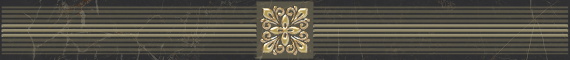 Плитка Laparet Royal Бордюр чёрный 6,3х60
