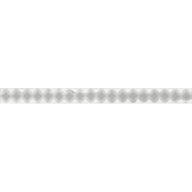 Плитка Laparet Glossy Бордюр серый 4,8х60
