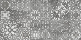 Плитка Laparet Concrete Vimp Декор тёмно-серый 30х60x0,9