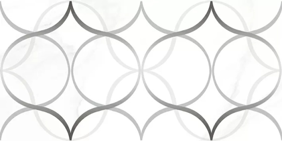 Плитка Laparet Crystal Resonanse Декор белый 30х60x0,9