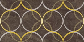 Плитка Laparet Crystal Resonanse Декор коричневый 30х60x0,9