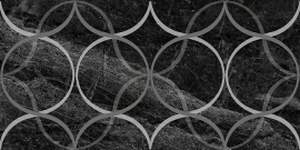 Плитка Laparet Crystal Resonanse Декор чёрный 30х60x0,9