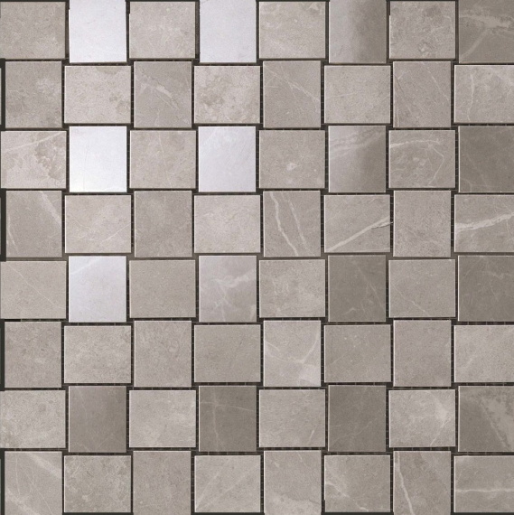 Мозаика Atlas Concorde Italy 9MVP Marvel Grey Fleury Net Mosaic 30.5x30.5