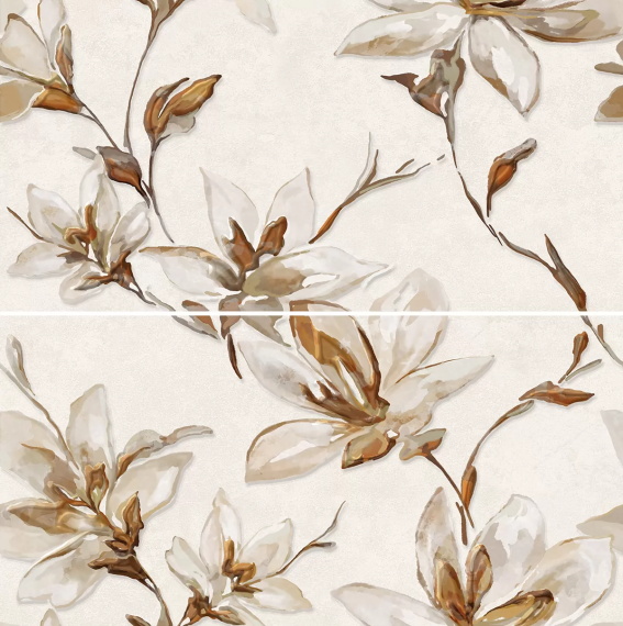 Панно Azori 63x63 PALLADIO IVORY (2 шт) 00-00000616