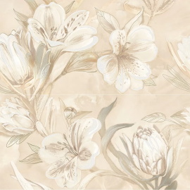 Панно Azori 63x63 OPALE BEIGE FLOWER 589032003