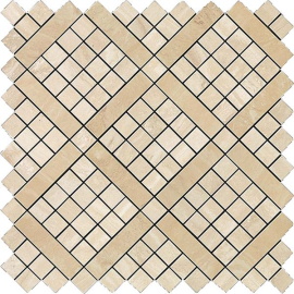 Мозаика Atlas Concorde Italy 9MVA Marvel Travertino Alabastrino Diagonal Mosaic 30.5x30.5