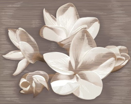 Панно Azori 50,5x40,2 AMATI PLUMERIA ALBA (2 шт) 584192003