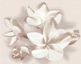 Панно Azori 50,5x40,2 AMATI PLUMERIA BEIGE (2 шт) 584192004