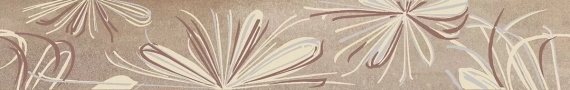 Бордюр Azori 50,5x6,2 SONNET BEIGE FLOWER 587891001