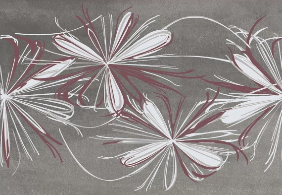 Декор Azori 20,1x50,5 SONNET GREY FLOWER  587902001