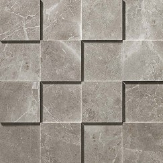 Керамогранит Atlas Concorde Italy ADQA Marvel Grey Fleury Mosaico 3D 30x30