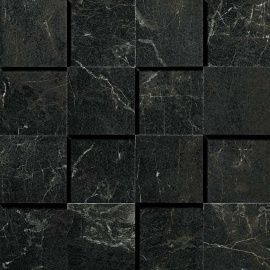 Керамогранит Atlas Concorde Italy ADQB Marvel Noir St.Laurent Mosaico 3D 30x30