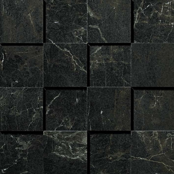 Керамогранит Atlas Concorde Italy ADQB Marvel Noir St.Laurent Mosaico 3D 30x30