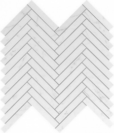 Плитка Atlas Concorde Italy 9SHC Marvel Carrara Pure Herringbone Wall 30,5x30