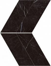 Керамогранит Atlas Concorde Italy AS1W Marvel Nero Marquina Chevron Lappato 22,5x22,9