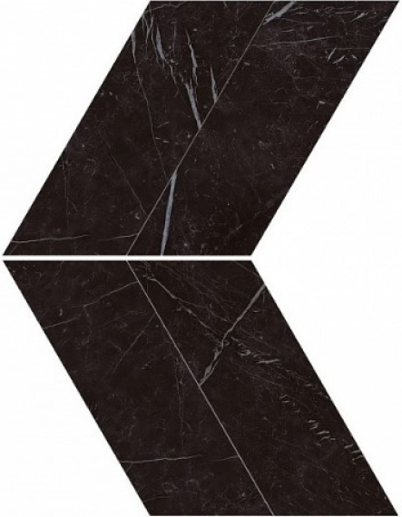 Керамогранит Atlas Concorde Italy AS1W Marvel Nero Marquina Chevron Lappato 22,5x22,9
