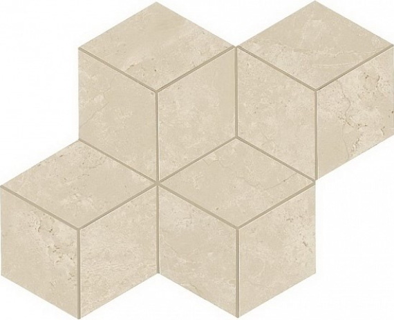 Керамогранит Atlas Concorde Italy AS2H Marvel Stone Cream Prestige Mosaico Esag. Lapp 30x35