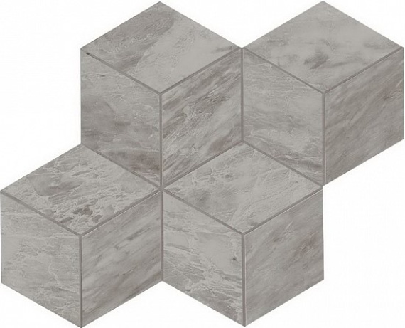 Керамогранит Atlas Concorde Italy AS2I Marvel Bardiglio Grey Mosaico Esagono Lapp 30x35