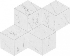 Керамогранит Atlas Concorde Italy AS2J Marvel Carrara Pure Mosaico Esagono Lapp 30x35