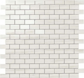 Мозаика Atlas Concorde Italy AS31 Marvel Bianco Dolomite Mosaico Lappato Burattato 29.8x29.8