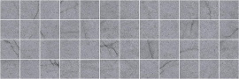 Мозаика Laparet MM11187 Декор Rock мозаичный серый 20х60