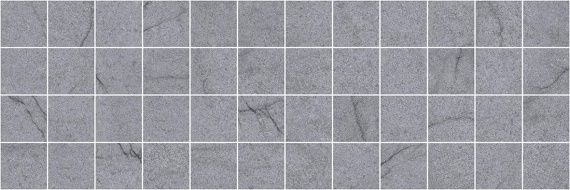 Мозаика Laparet MM11187 Декор Rock мозаичный серый 20х60
