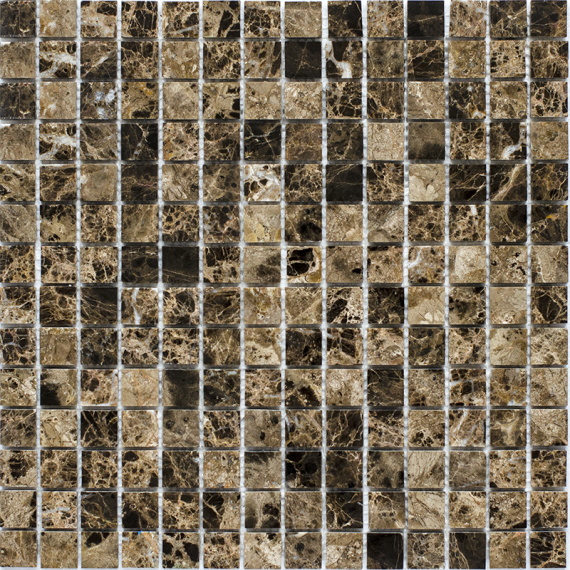 Мозаика Dark Emperador Polished (JMST023) 30.5X30.5 С0003478