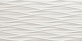 Плитка 3D WALL CARVE 3D Wind White Matt 40x80 8DMW