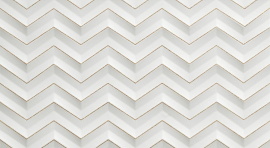 Плитка 600080000407 3D White Chevron Glitter Matt/3Д Вайт Шеврон Глиттер Матт 30.5x56
