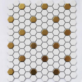 Мозаика Babylon Gold matt 26x30